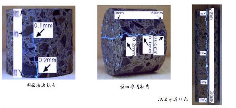 胶液渗透状态